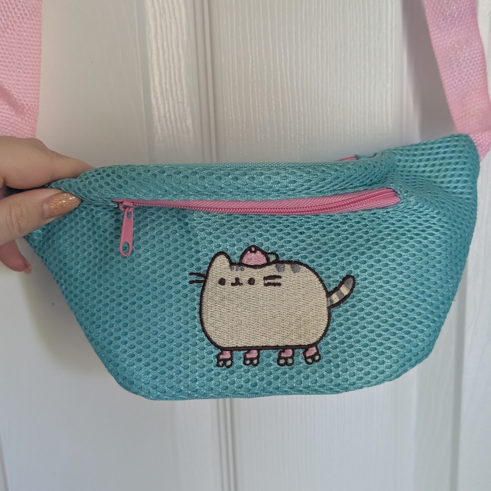 Pusheen Blue and Pink Crossbody Bag
